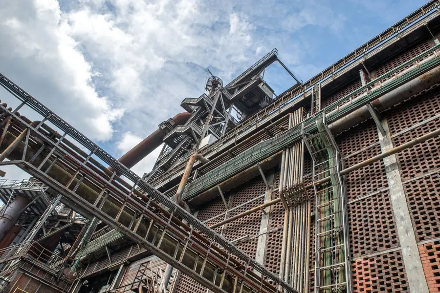 Industrie- und Gewerbelandschaft im Ruhrgebiet