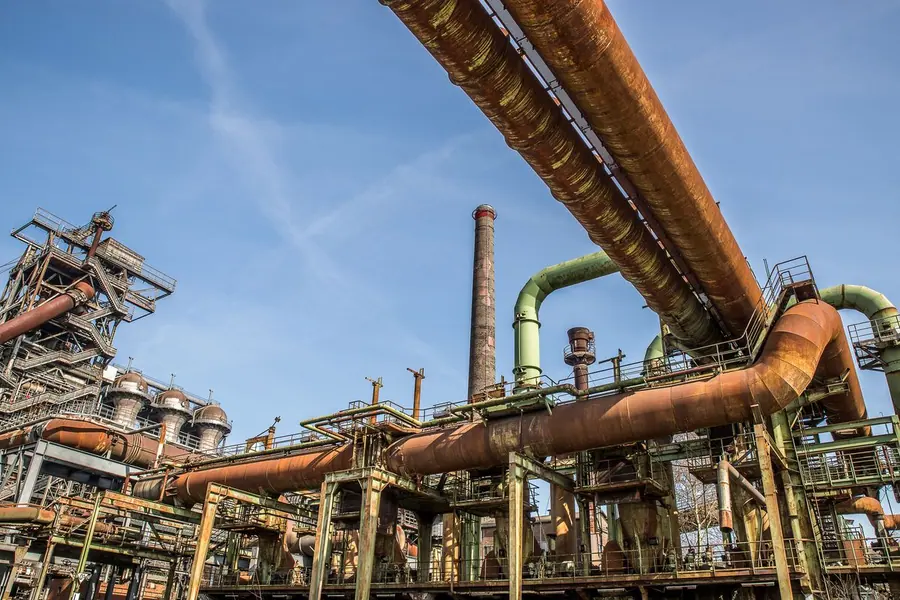 Industrie- und Gewerbelandschaft im Ruhrgebiet
