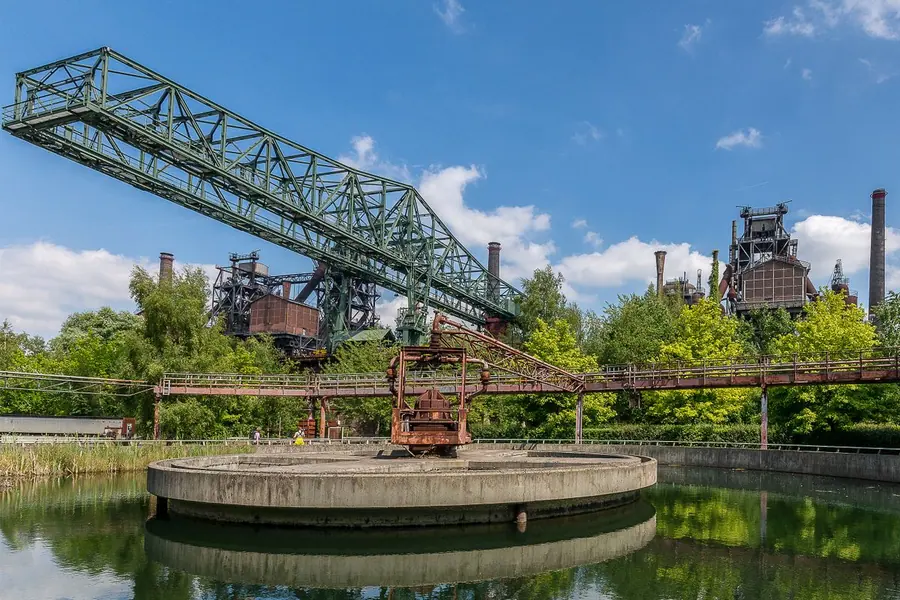 Industrie- und Gewerbelandschaft im Ruhrgebiet