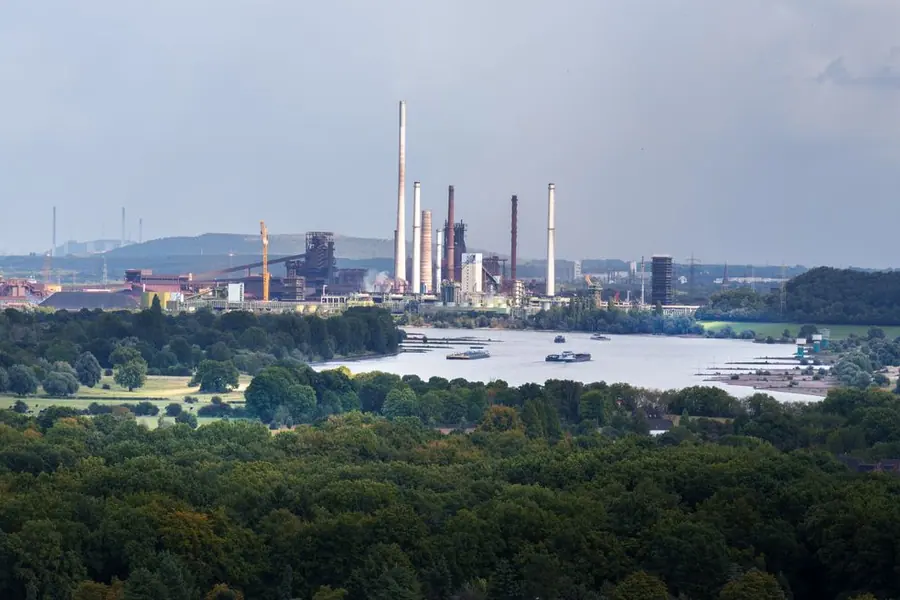 Industrie- und Gewerbelandschaft im Ruhrgebiet