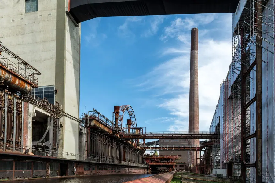 Industrie- und Gewerbelandschaft im Ruhrgebiet