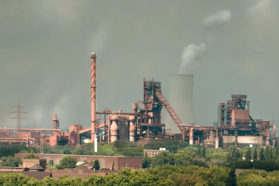 Industrie- und Gewerbelandschaft im Ruhrgebiet