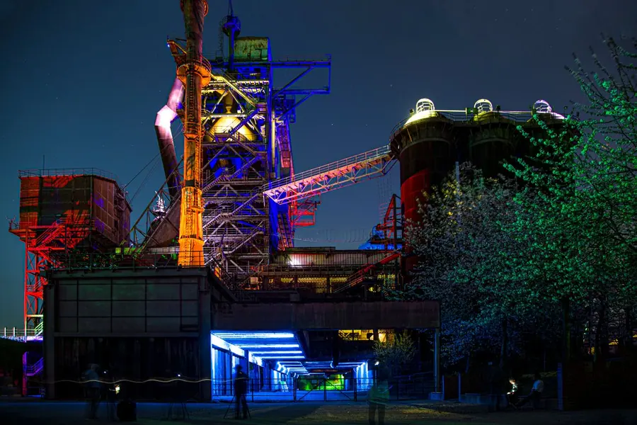 Industrie- und Gewerbelandschaft im Ruhrgebiet