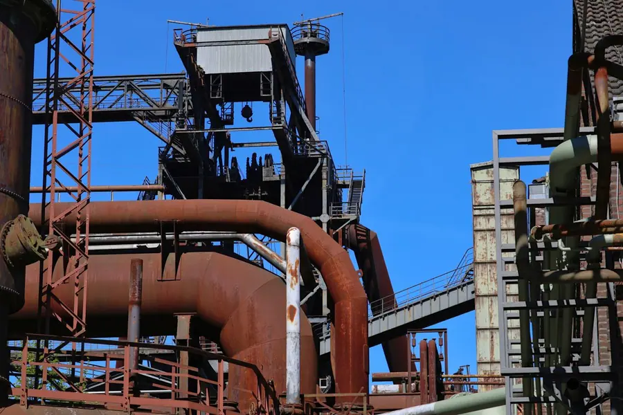 Industrie- und Gewerbelandschaft im Ruhrgebiet