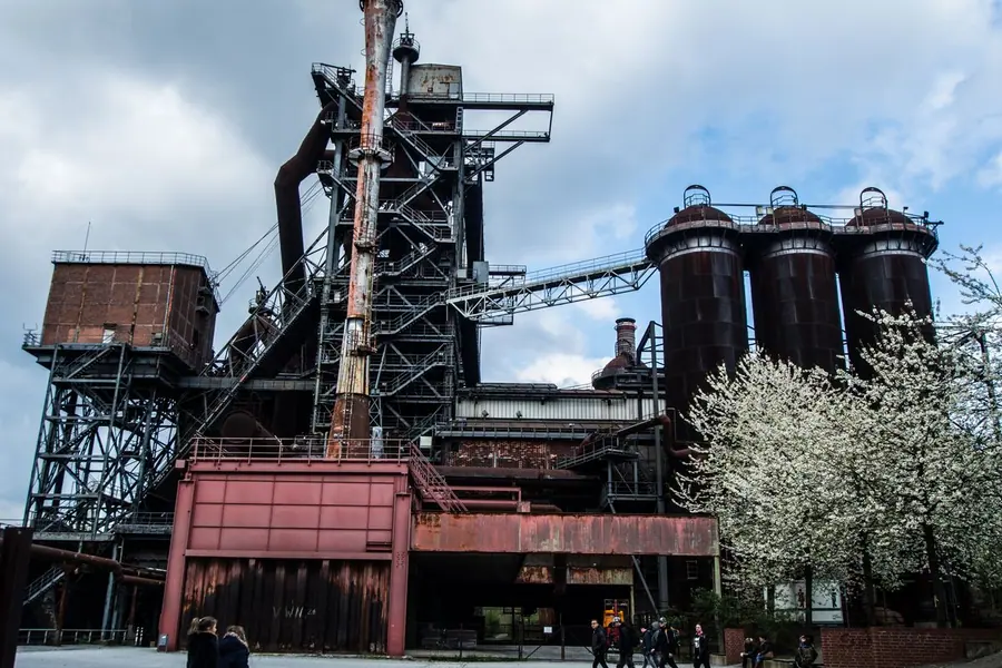 Industrie- und Gewerbelandschaft im Ruhrgebiet